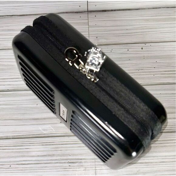 Salvatore Ferragamo Black Evaair Parfumes Toiletries/ Makeup Bag & Box Set  Unis - Picture 5 of 17